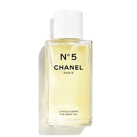 huile corps eau de chanel